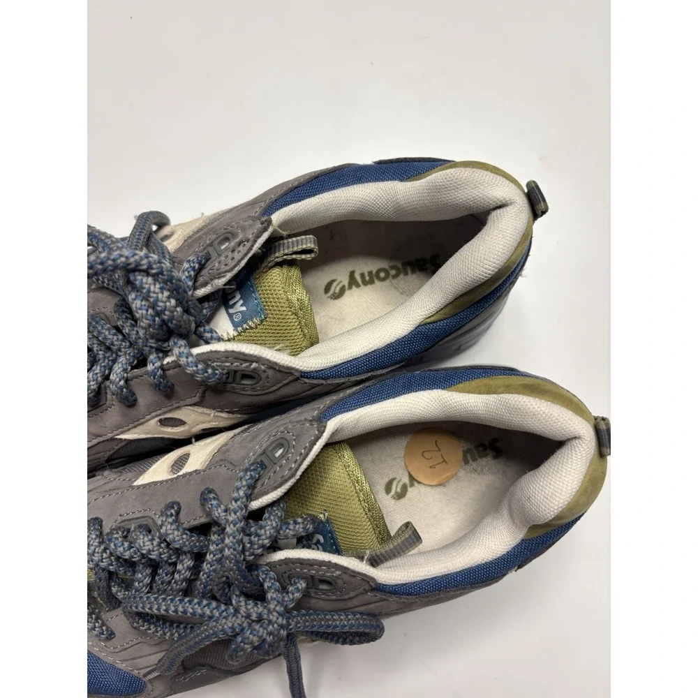 Saucony Shadow Trainers 5000 Original Gray/Blue/Green Men's Size 10.5 Casual - Picture 2 of 9